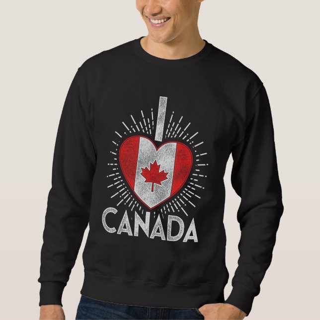Sudadera Amo Canadá (Anverso)