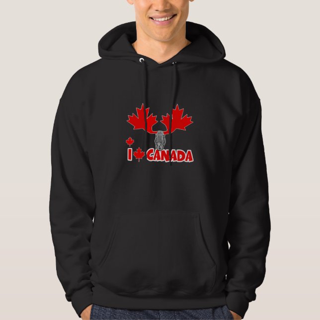 Sudadera Amo Canadá (Anverso)