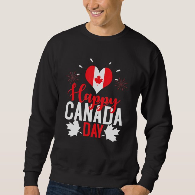 Sudadera Amo Canadá Feliz Día de Canadá 5 (Anverso)
