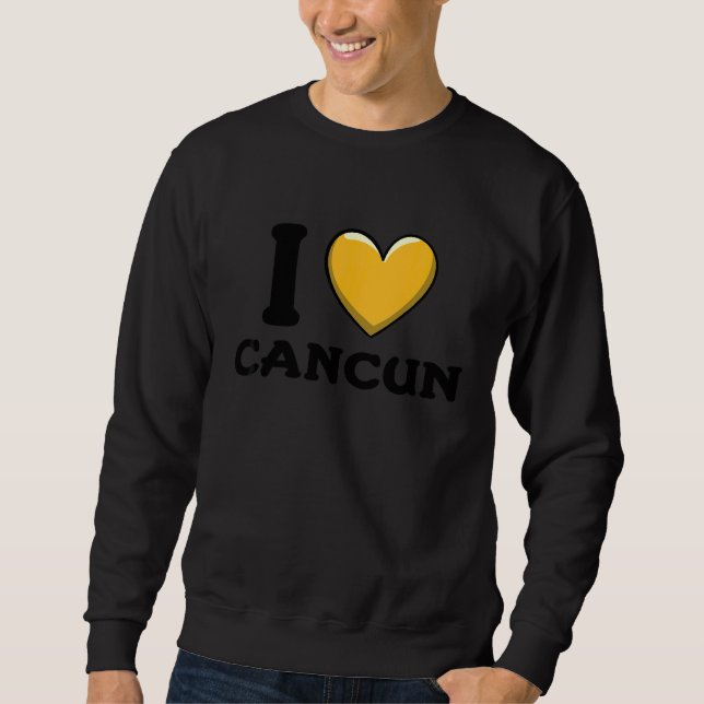 Sudadera Amo Cancun México 6 (Anverso)