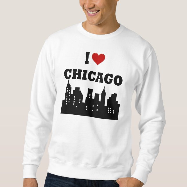Sudadera Amo Chicago (Anverso)