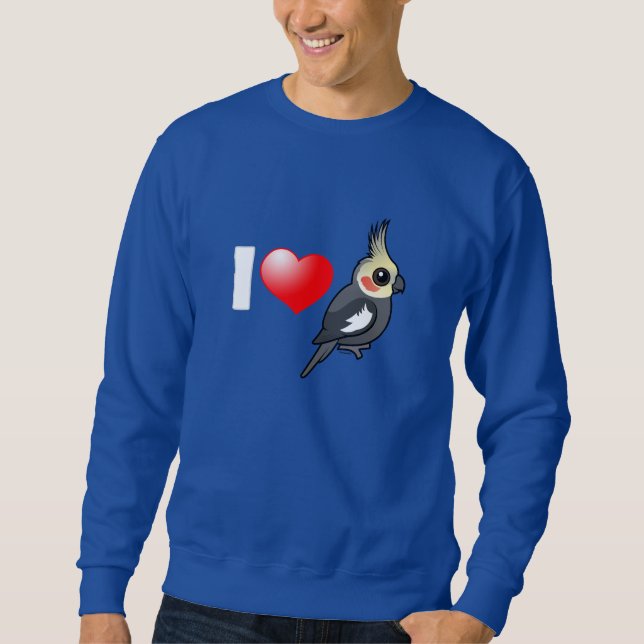 Sudadera Amo Cockatiels (Anverso)