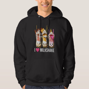 Sudadera Amo Cono De Batido De Leche Chocolate Postre Dulce