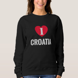 Sudadera Amo Croacia Patriótica País De Origen Viajes