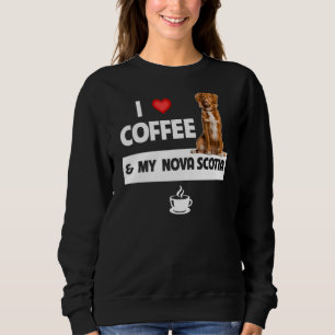 Sudadera Amo el café y a mi mamá y papá perro pato de Nueva
