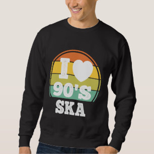Sudadera Amo el concierto de Fiesta de Ska Punk Rock 90