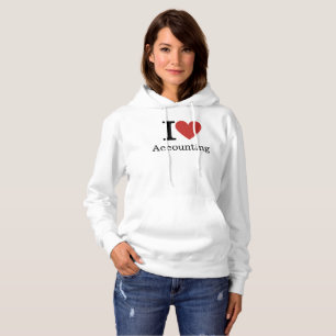 Sudadera ❤️ Amo El Departamento De Contabilidad.