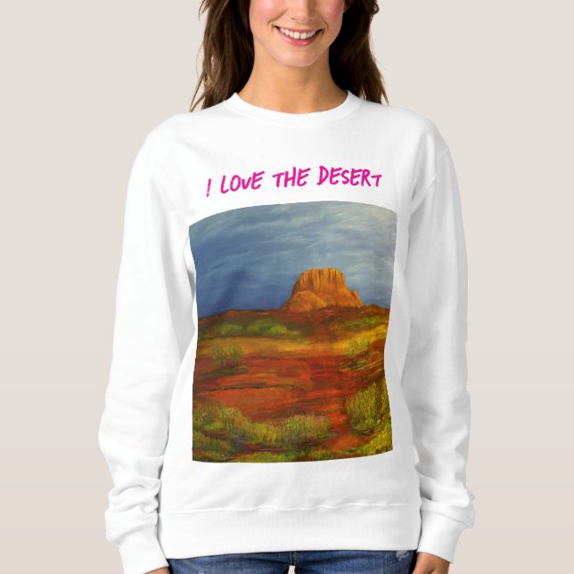 Sudadera Amo El Desierto (Anverso)