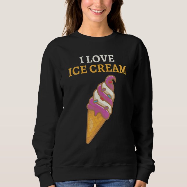 Sudadera Amo El Helado (Anverso)