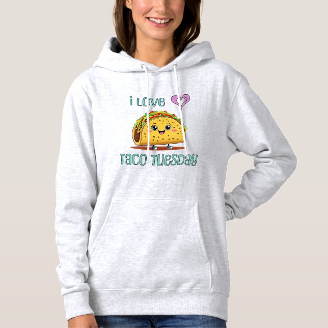 Sudadera Amo el Martes de Taco (Anverso)