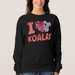 Sudadera Amo el oso animal Koalas Koala Koala
