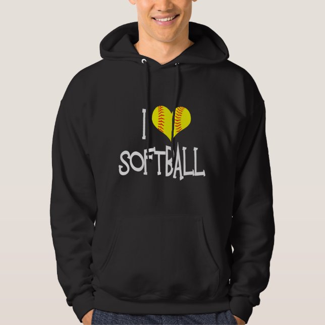 Sudadera Amo el Softball (Anverso)