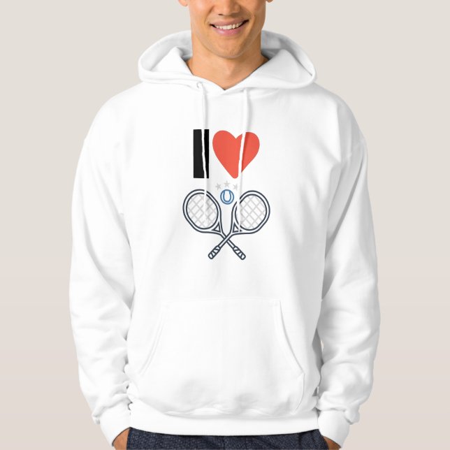 Sudadera Amo el tenis (Anverso)