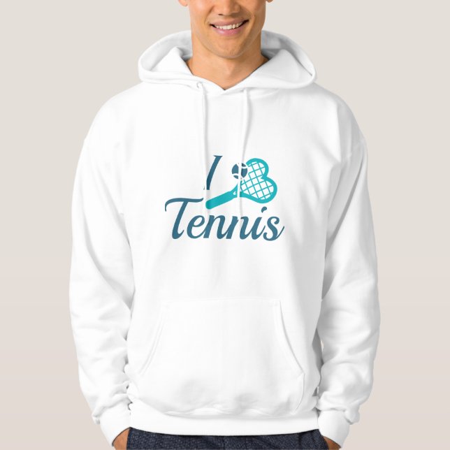 Sudadera Amo el tenis (Anverso)