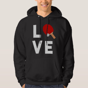 Sudadera Amo el Tenis de Mesa Lindo Divertido Idea de Ping 