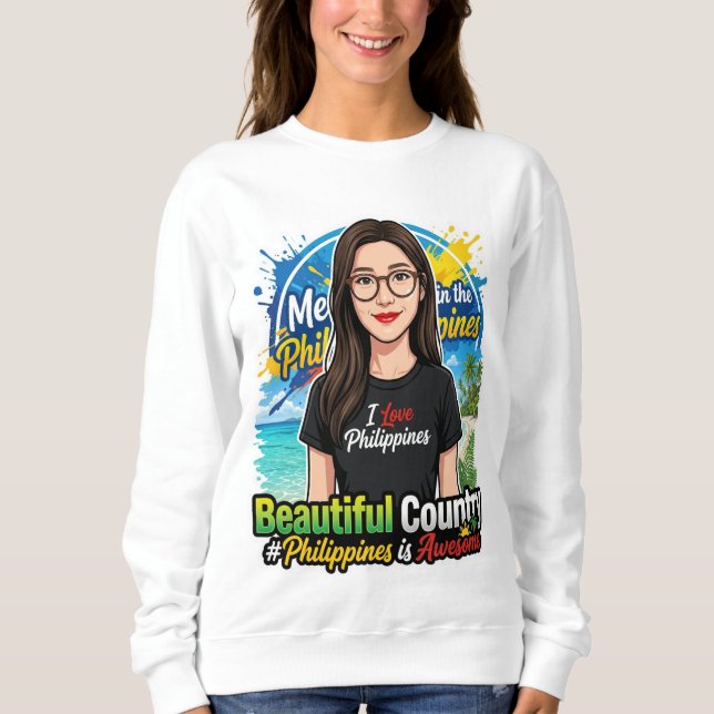 Sudadera Amo Filipinas (Anverso)