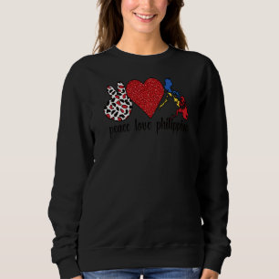 Sudadera Amo Filipinas Orgullosa Bandera Filipina Raíz