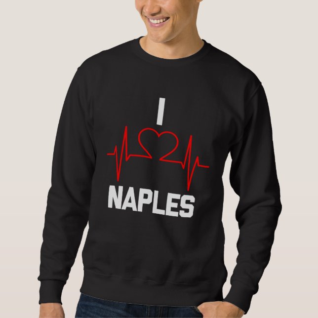 Sudadera Amo Heartbeat Nápoles (Anverso)