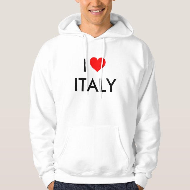 Sudadera amo Italia (Anverso)