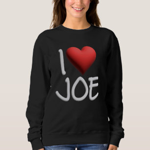 Sudadera Amo Joe Nombre Hombres Personalizados Guy BFF Jose