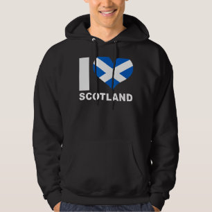 Sudadera Amo la Bandera Corazón de Escocia Escocia 1