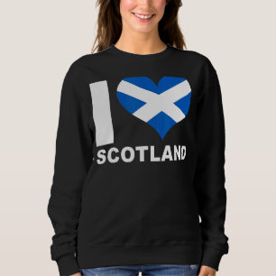 Sudadera Amo la Bandera Corazón de Escocia Escocia 1