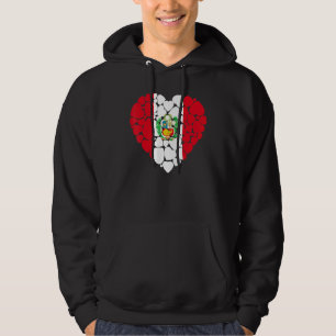 Sudadera Amo la bandera de Perú peruano