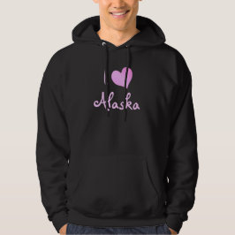 Sudadera Amo la camiseta de Alaska