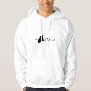 Sudadera Amo la camiseta de Maine