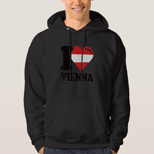 Sudadera Amo La Capital De Viena De Austria Amo Viena 1 (Anverso)