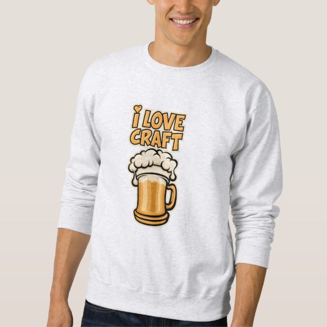 Sudadera Amo La Cerveza Artesanal (Anverso)