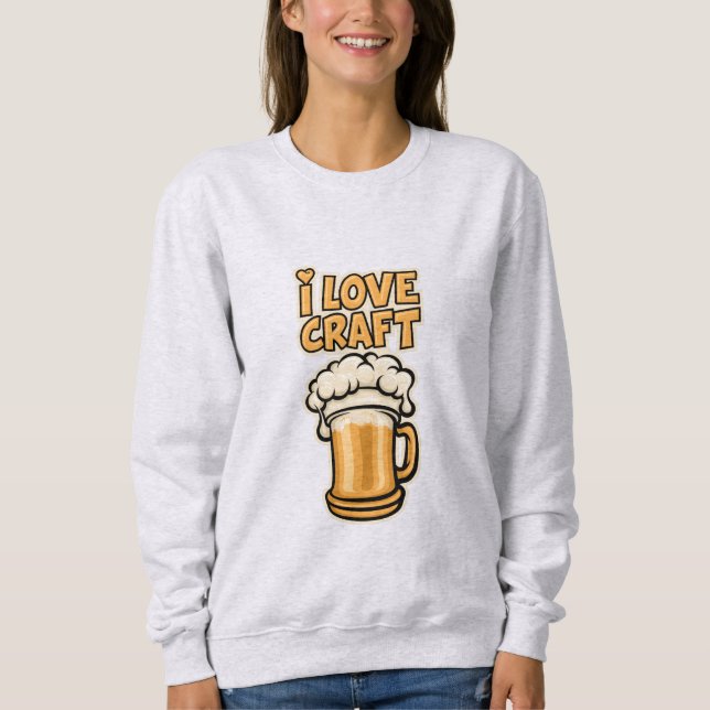Sudadera Amo La Cerveza Artesanal (Anverso)