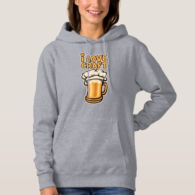 Sudadera Amo La Cerveza Artesanal (Anverso)