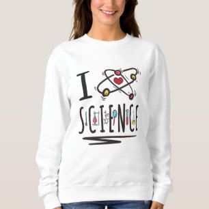 Sudadera Amo la ciencia