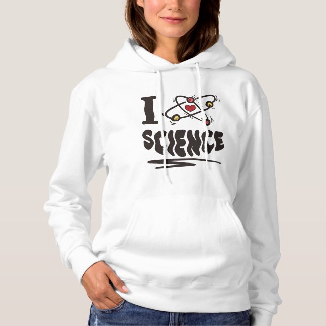 Sudadera Amo la ciencia (Anverso)