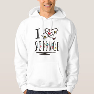 Sudadera Amo la ciencia