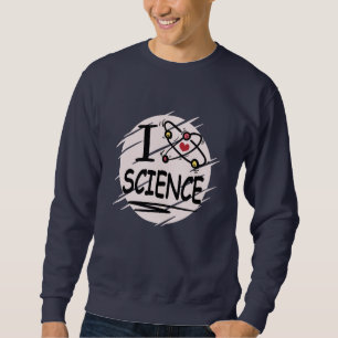 Sudadera Amo la ciencia