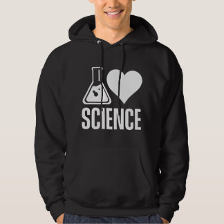 Sudadera Amo la ciencia Amante Profesor Científico Ciencias