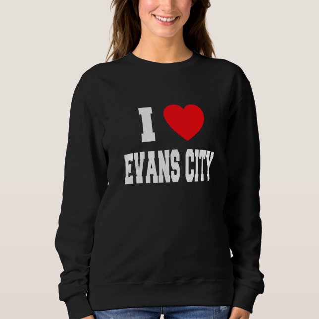 Sudadera Amo la ciudad de Evans (Anverso)