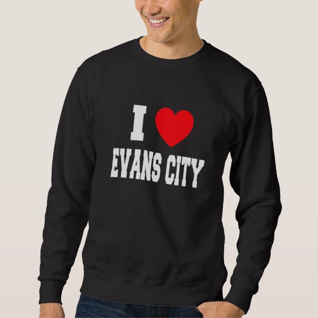 Sudadera Amo la ciudad de Evans (Anverso)