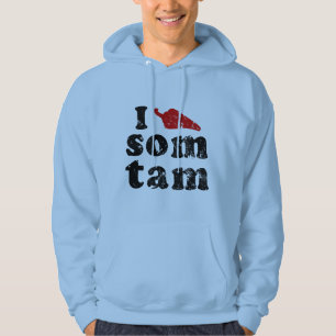Sudadera Amo la comida tailandesa de Isaan del ❤ de Tam d