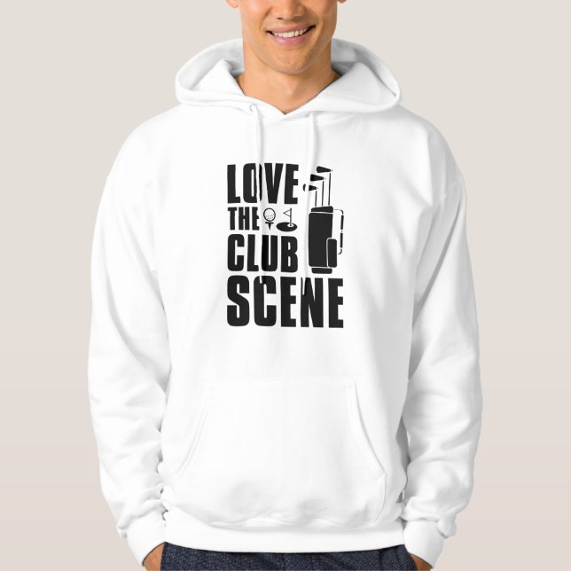 Sudadera Amo La Escena De Club (Anverso)