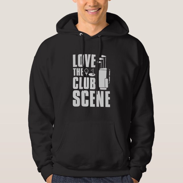 Sudadera Amo La Escena De Club (Anverso)