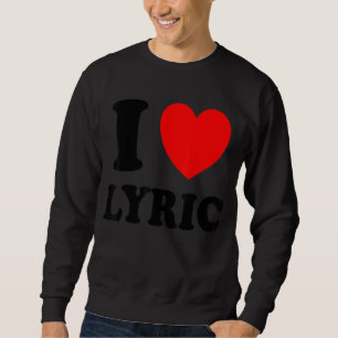 Sudadera Amo la letra