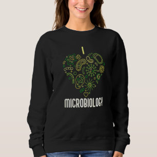 Sudadera Amo La Microbiología La Virología Y La Ciencia Bio