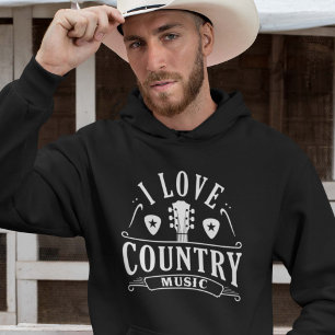 Sudadera Amo la música country