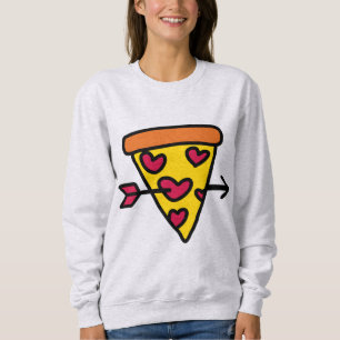 Sudadera Amo la pizza por siempre