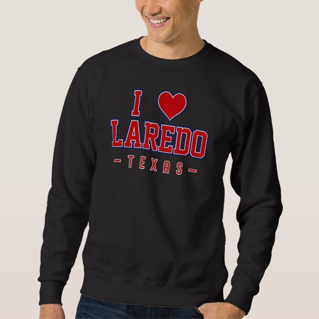 Sudadera Amo Laredo Texas (Anverso)