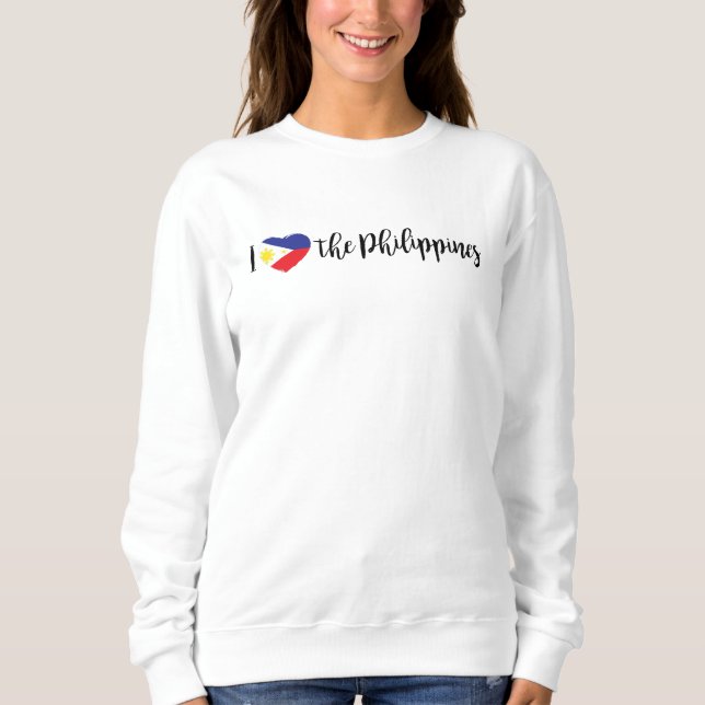 Sudadera Amo las Filipinas (Anverso)