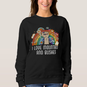 Sudadera Amo las montañas y los arbustos Bisexual Bisexuali